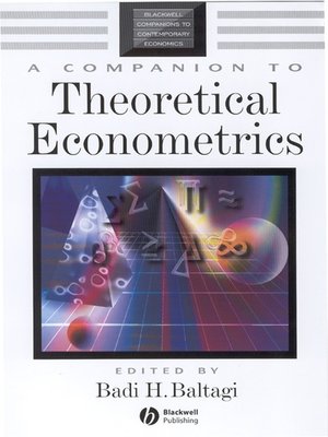 cover image of A Companion to Theoretical Econometrics